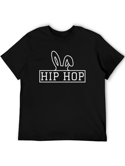 Hip Hop Bunny Tee - Black T-Shirt