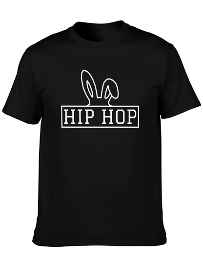 Hip Hop Bunny Tee - Black T-Shirt