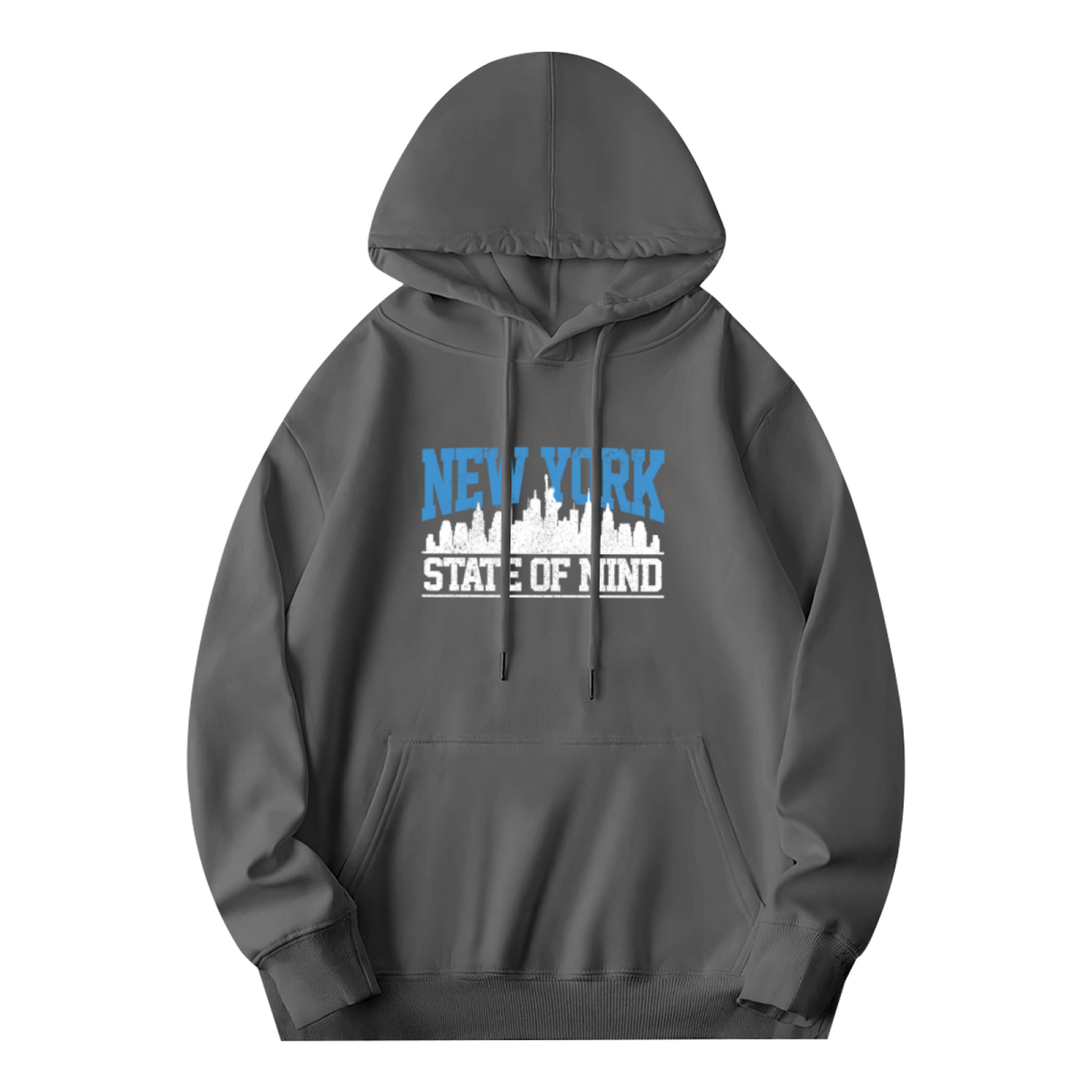 New York State Of Mind City Skyline Hoodie, Fashionable Soft Comfort Outerwear