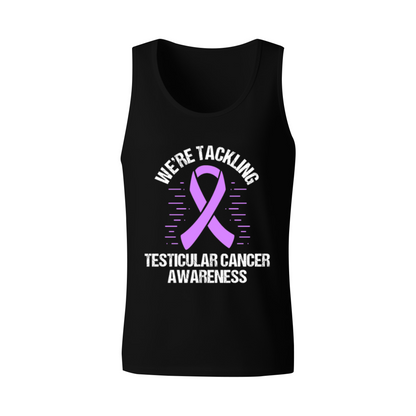 Testicular Cancer Awareness Purple Ribbon Tank