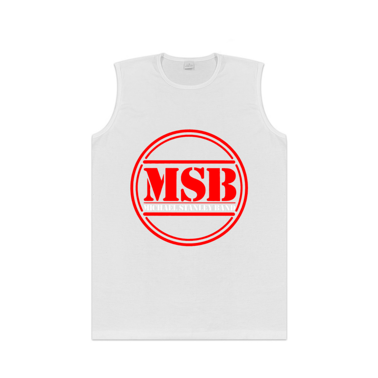 MSB Circular Stamp Logo Mens Cotton Tank Vest