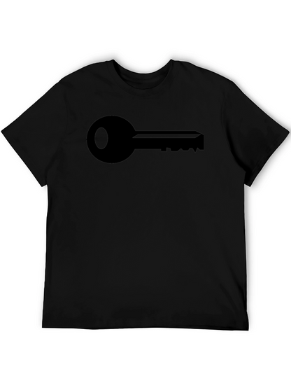 Key Graphic Black T-Shirt - Classic Design