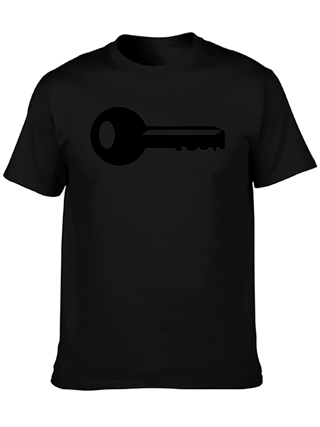 Key Graphic Black T-Shirt - Classic Design