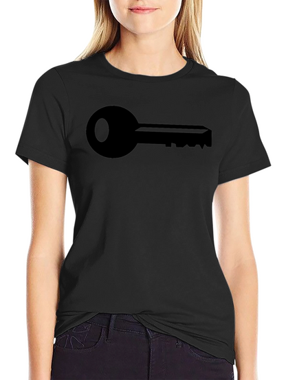 Key Graphic Black T-Shirt - Classic Design