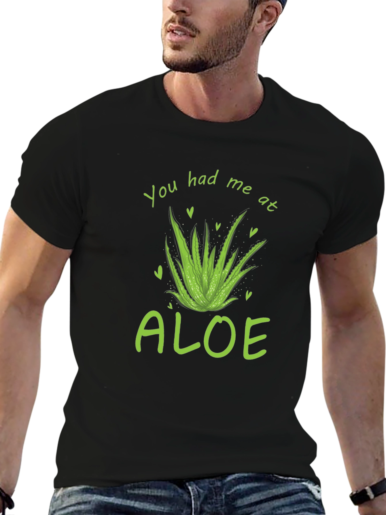 You Had Me At Aloe T-Shirt - Black