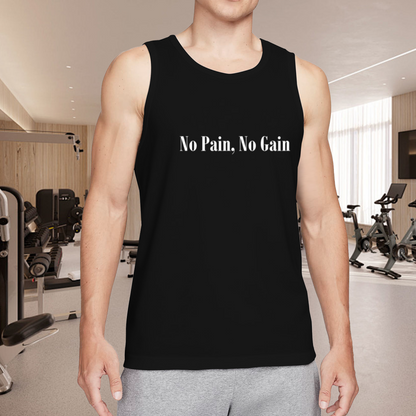 No Pain No Gain Gym Motivational Sleeveless Tank