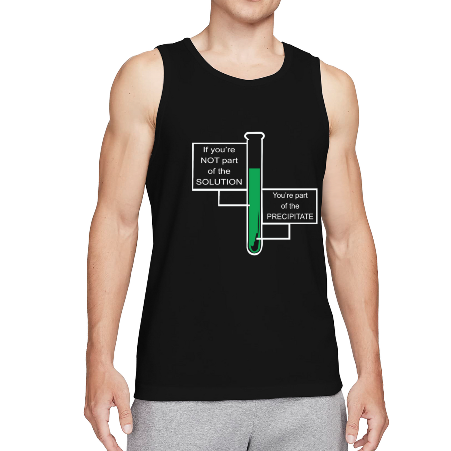 Chemistry Pun Solution Precipitate Science Teacher Vest