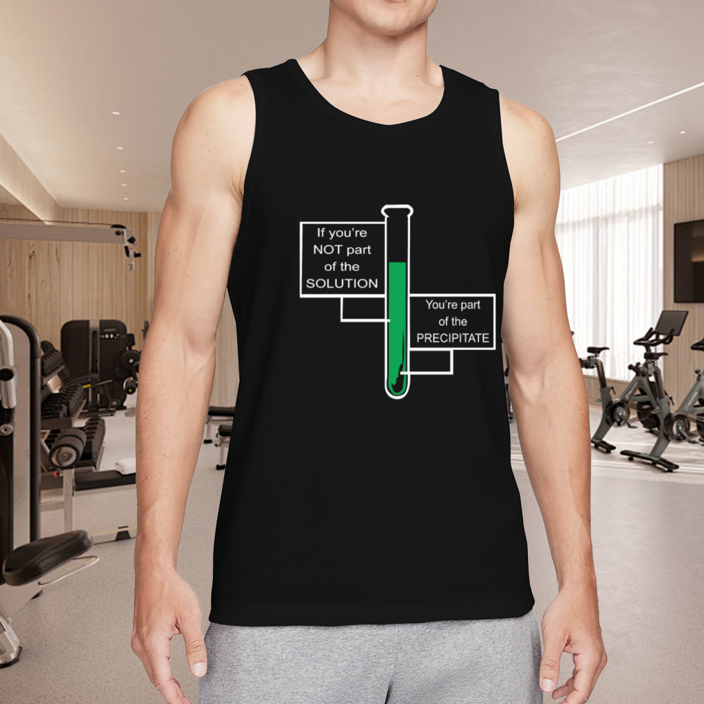 Chemistry Pun Solution Precipitate Science Teacher Vest