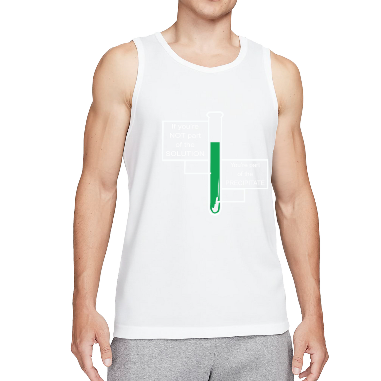 Chemistry Pun Solution Precipitate Science Teacher Vest