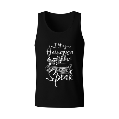 I Let My Harmonica Speak Music Lover Tank Top