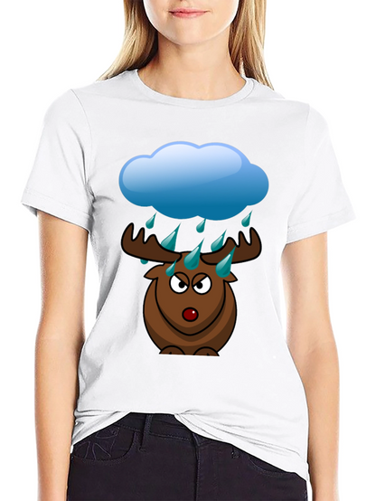Moose in the Rain Graphic Tee