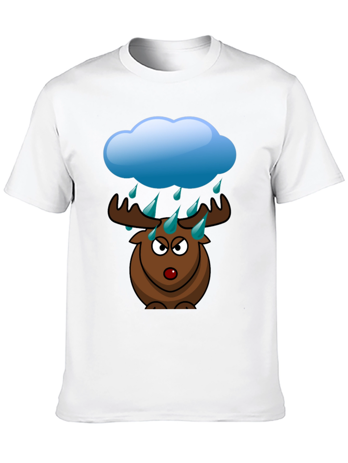 Moose in the Rain Graphic Tee