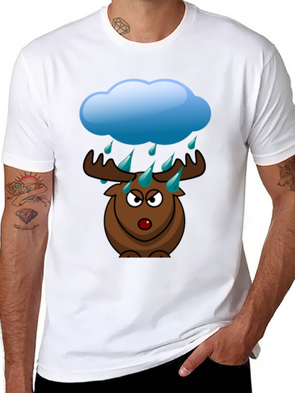 Moose in the Rain Graphic Tee