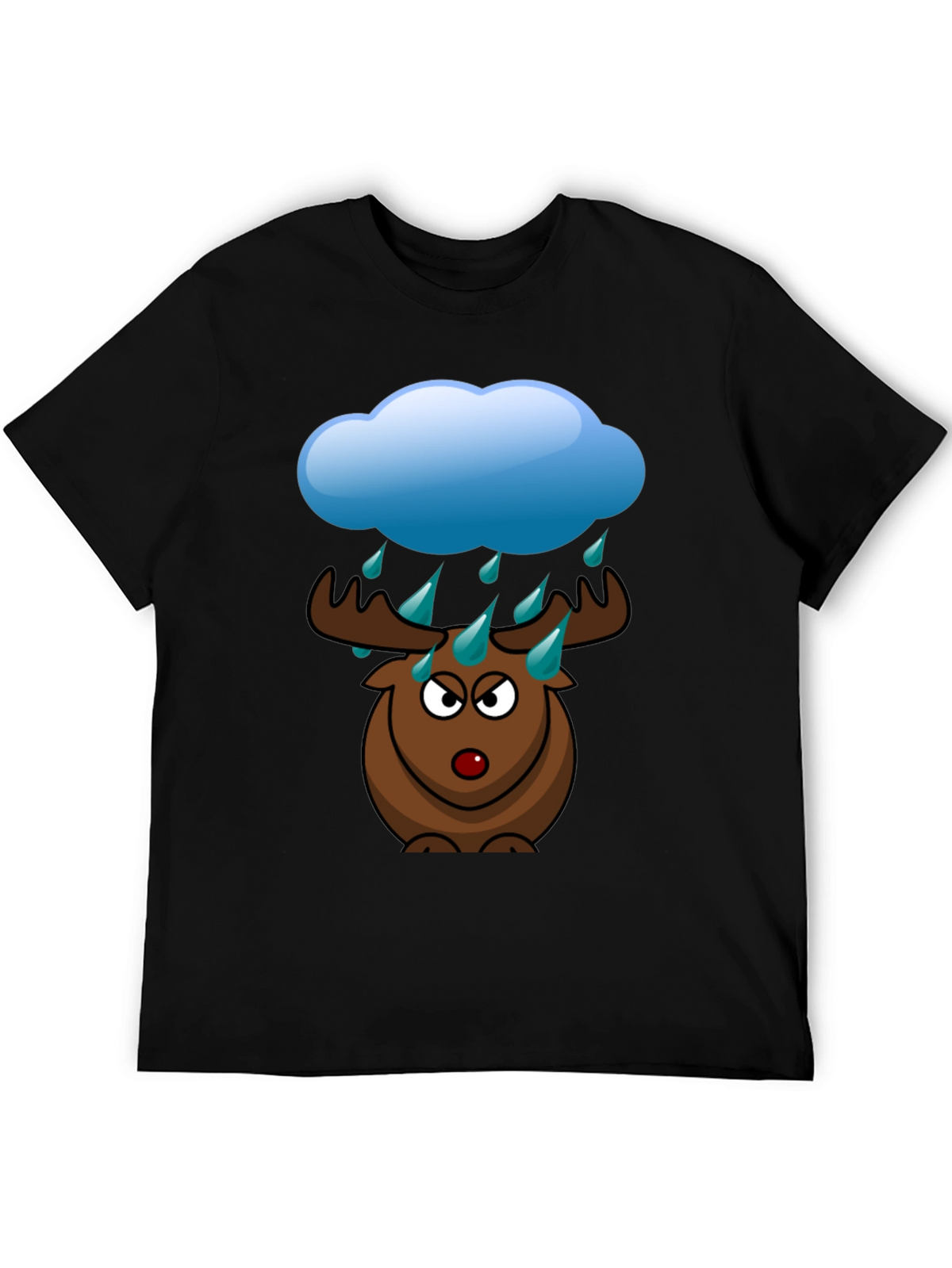 Moose in the Rain Graphic Tee