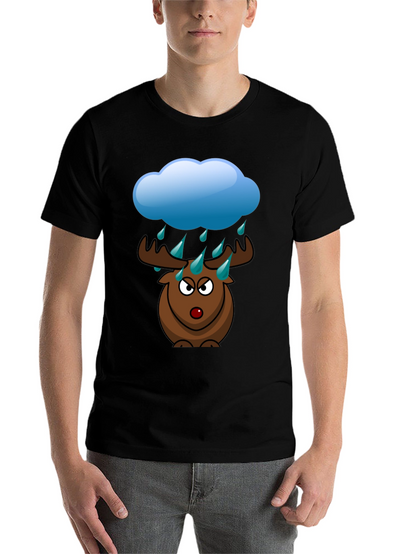 Moose in the Rain Graphic Tee
