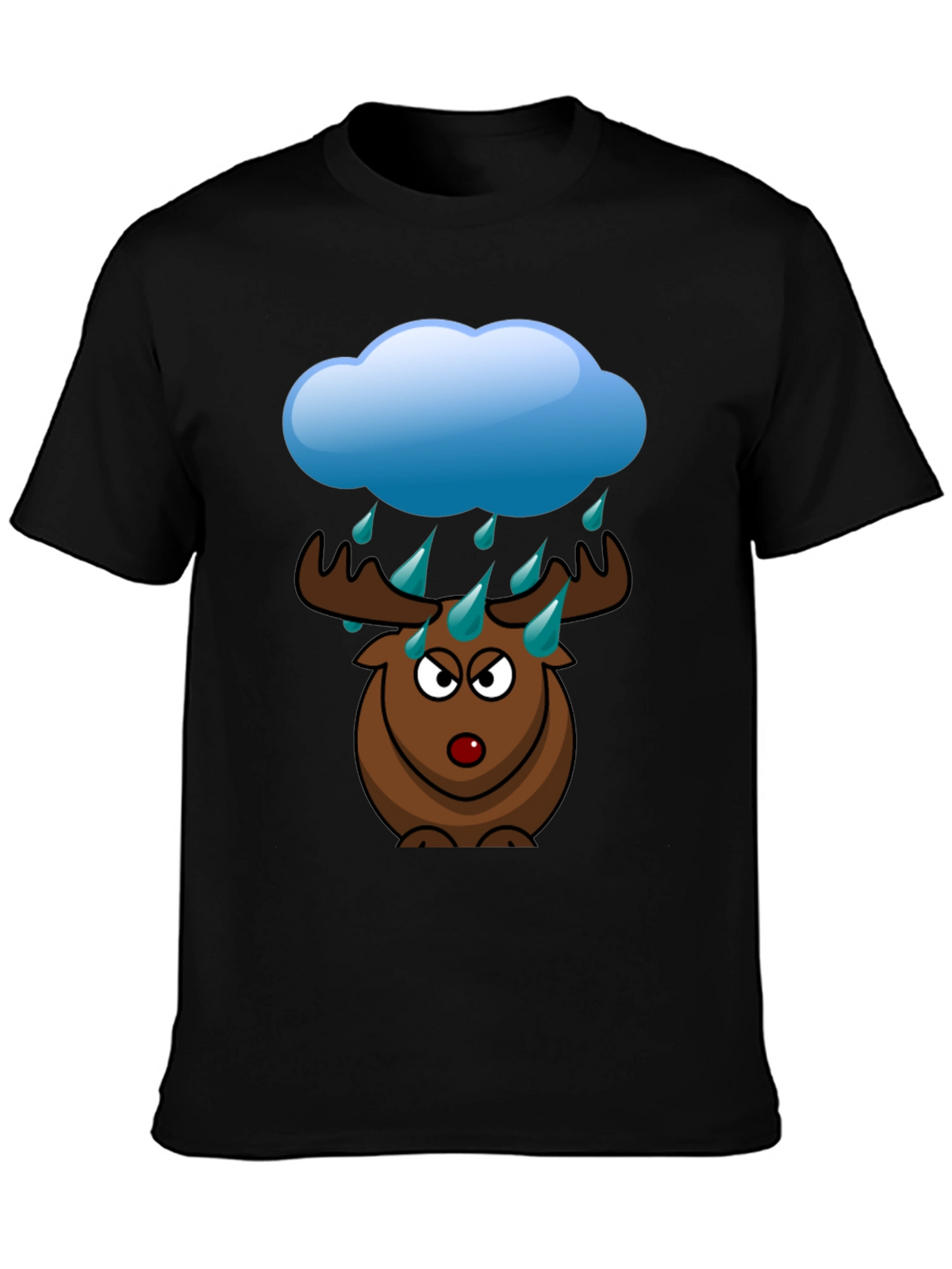 Moose in the Rain Graphic Tee