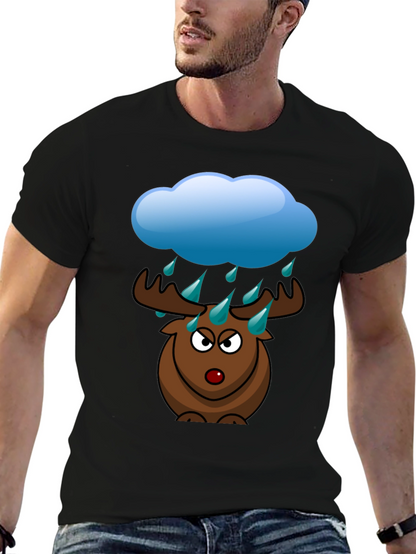 Moose in the Rain Graphic Tee