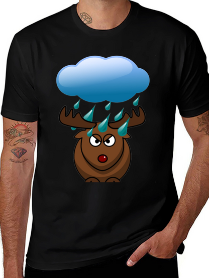 Moose in the Rain Graphic Tee