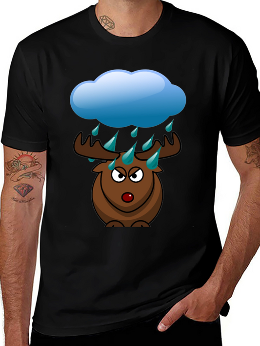 Moose in the Rain Graphic Tee
