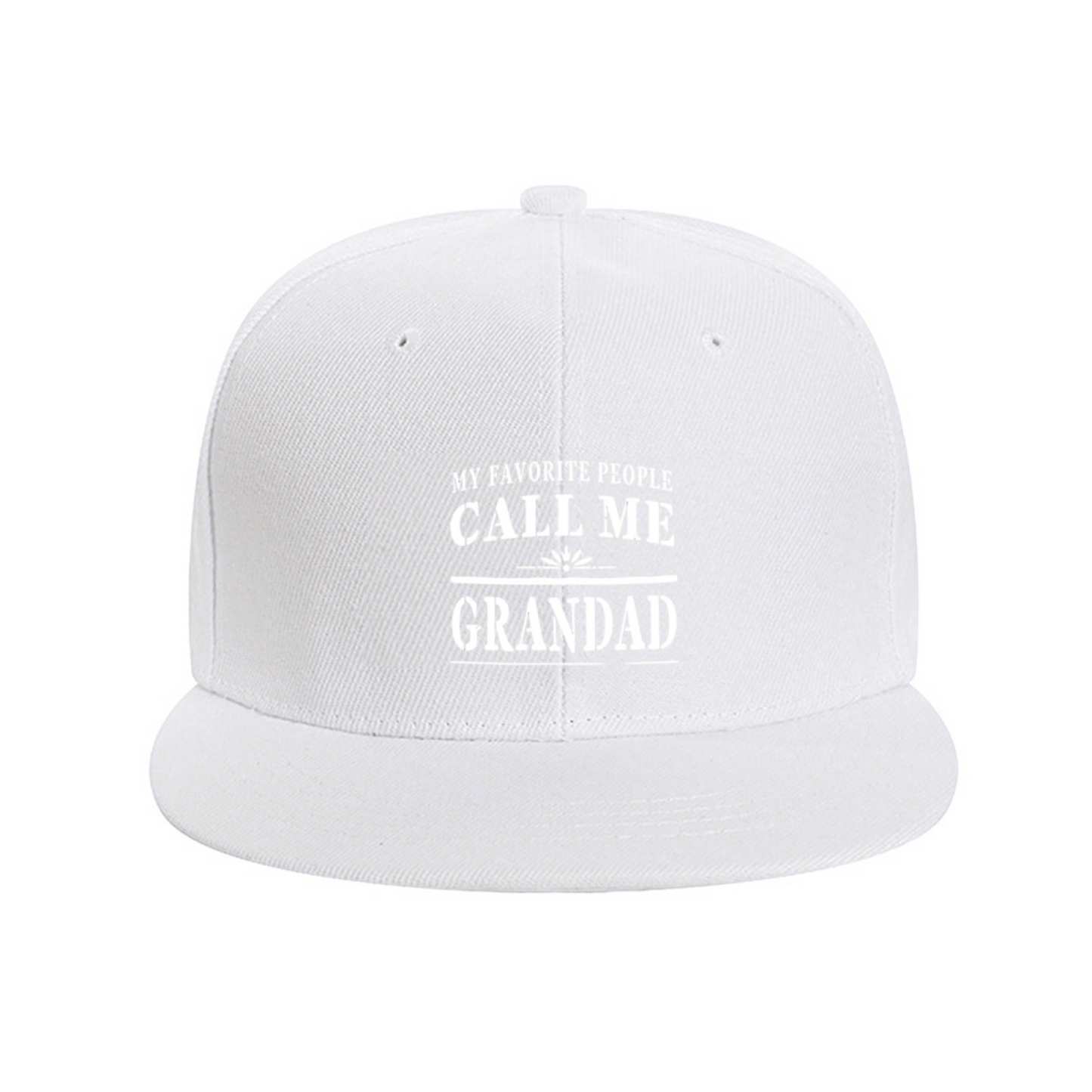 My Favorite People Call Me Grandad Grandpa Blue Snapback Cap