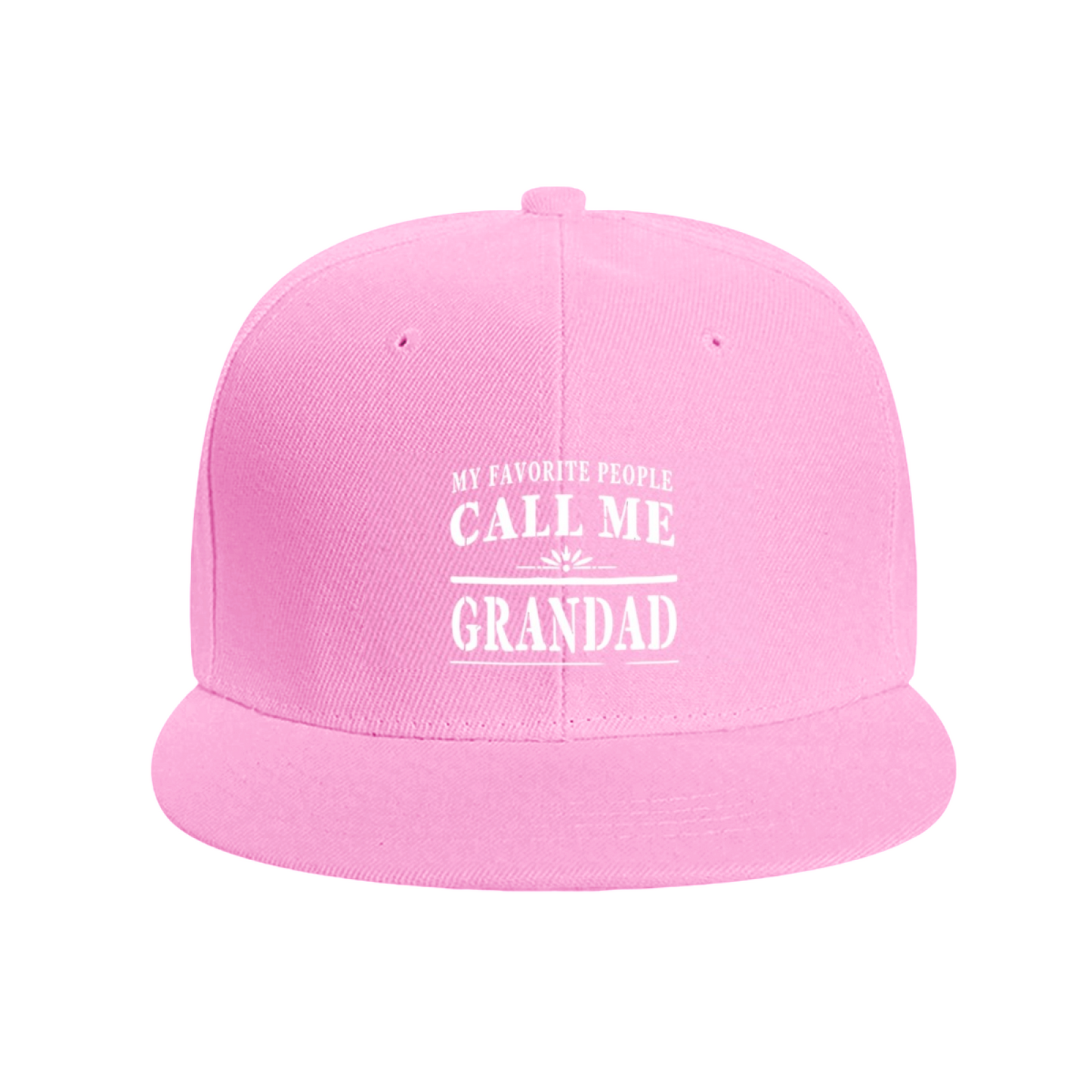 My Favorite People Call Me Grandad Grandpa Blue Snapback Cap