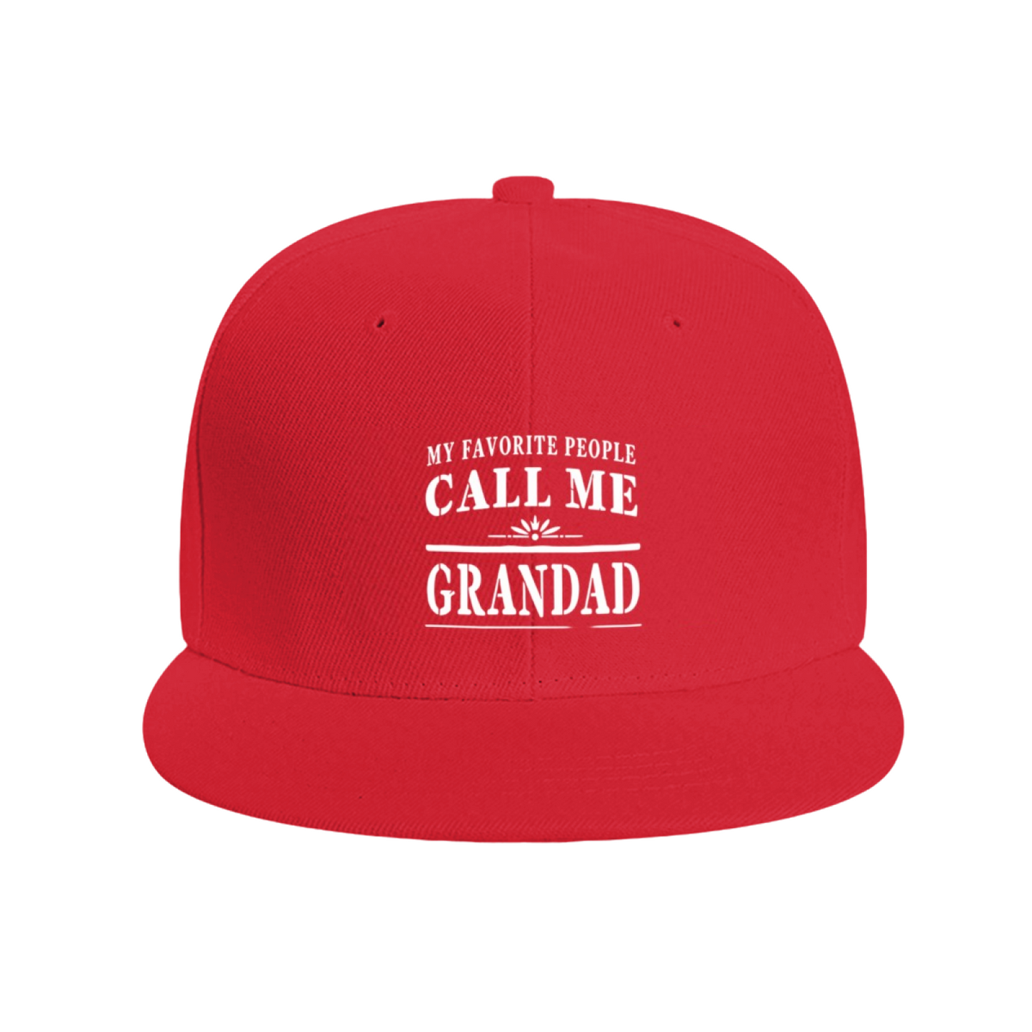 My Favorite People Call Me Grandad Grandpa Blue Snapback Cap