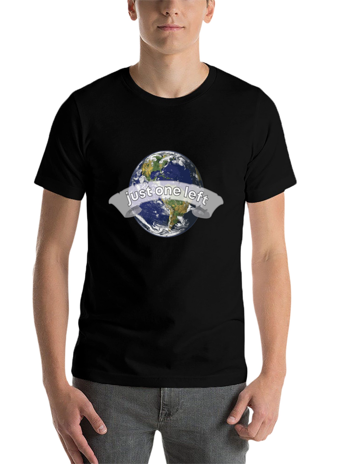 Just One Left Earth Graphic T-Shirt