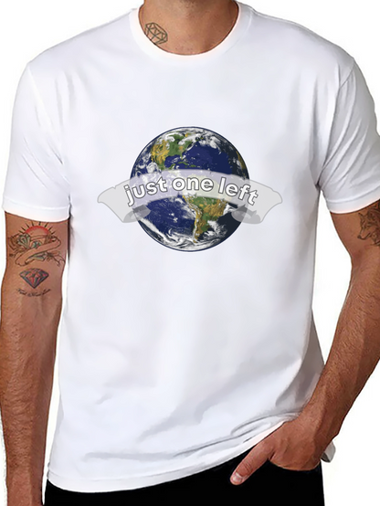 Just One Left Earth Graphic T-Shirt