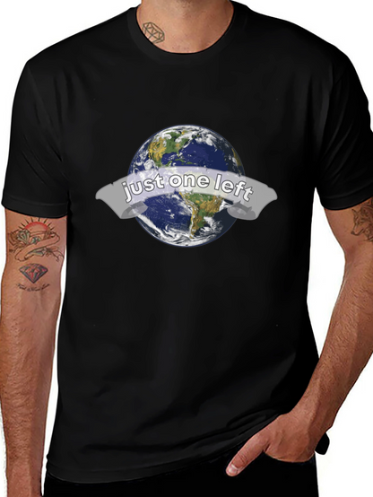 Just One Left Earth Graphic T-Shirt