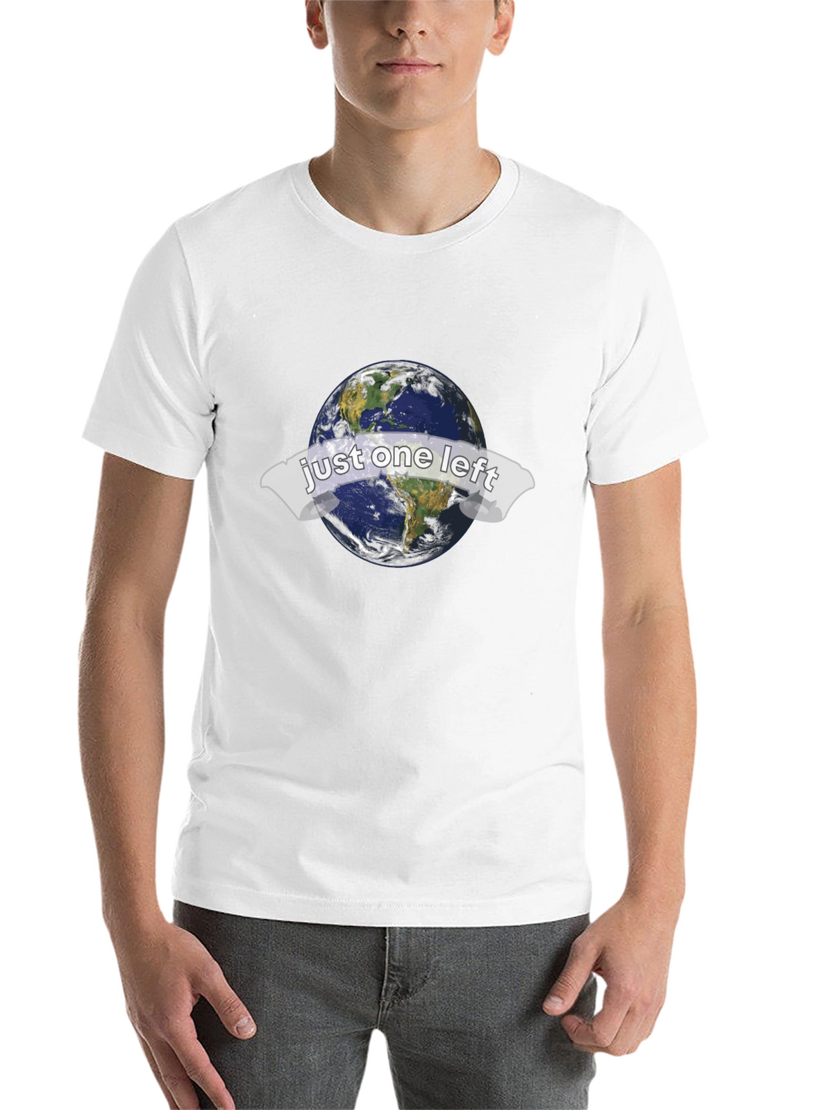 Just One Left Earth Graphic T-Shirt