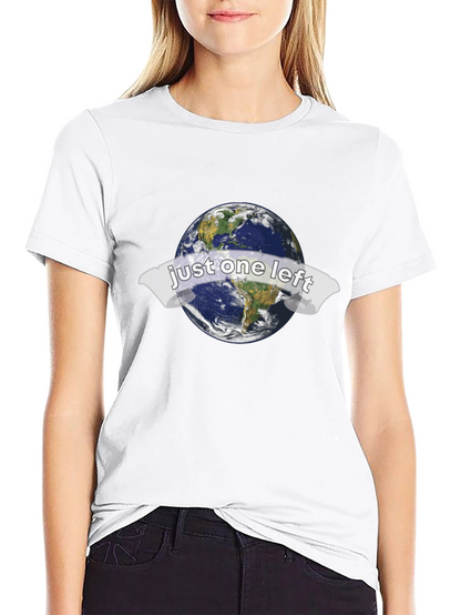 Just One Left Earth Graphic T-Shirt