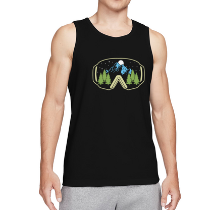Mountain Ski Goggle Winter Outdoor Sports Tank Top