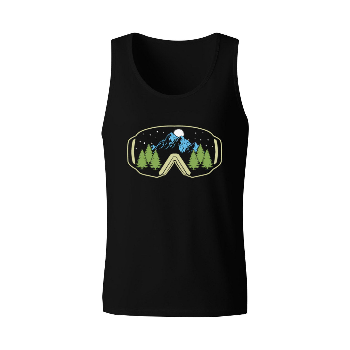 Mountain Ski Goggle Winter Outdoor Sports Tank Top