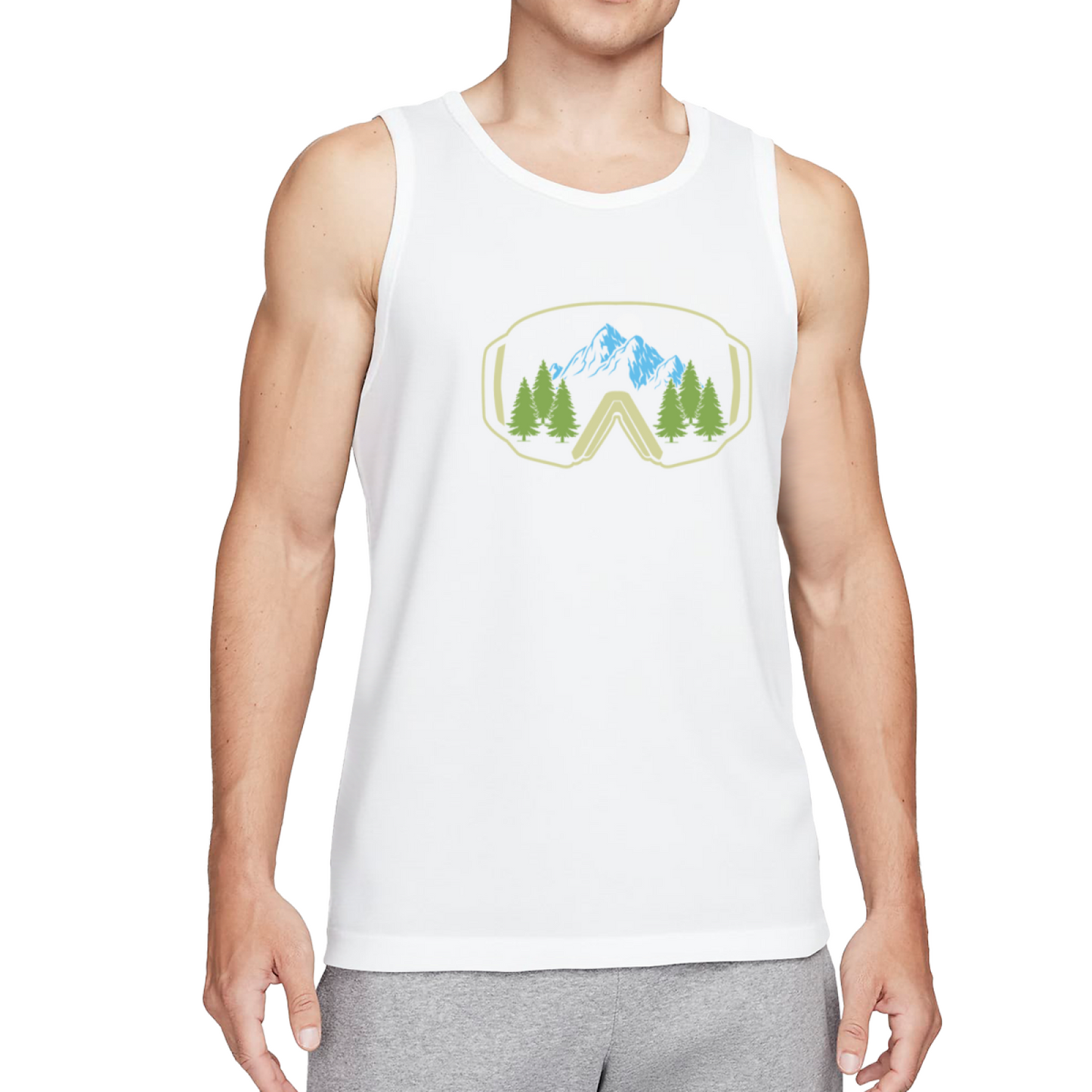 Mountain Ski Goggle Winter Outdoor Sports Tank Top