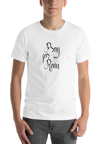 Pray for Rain Black Graphic Tee