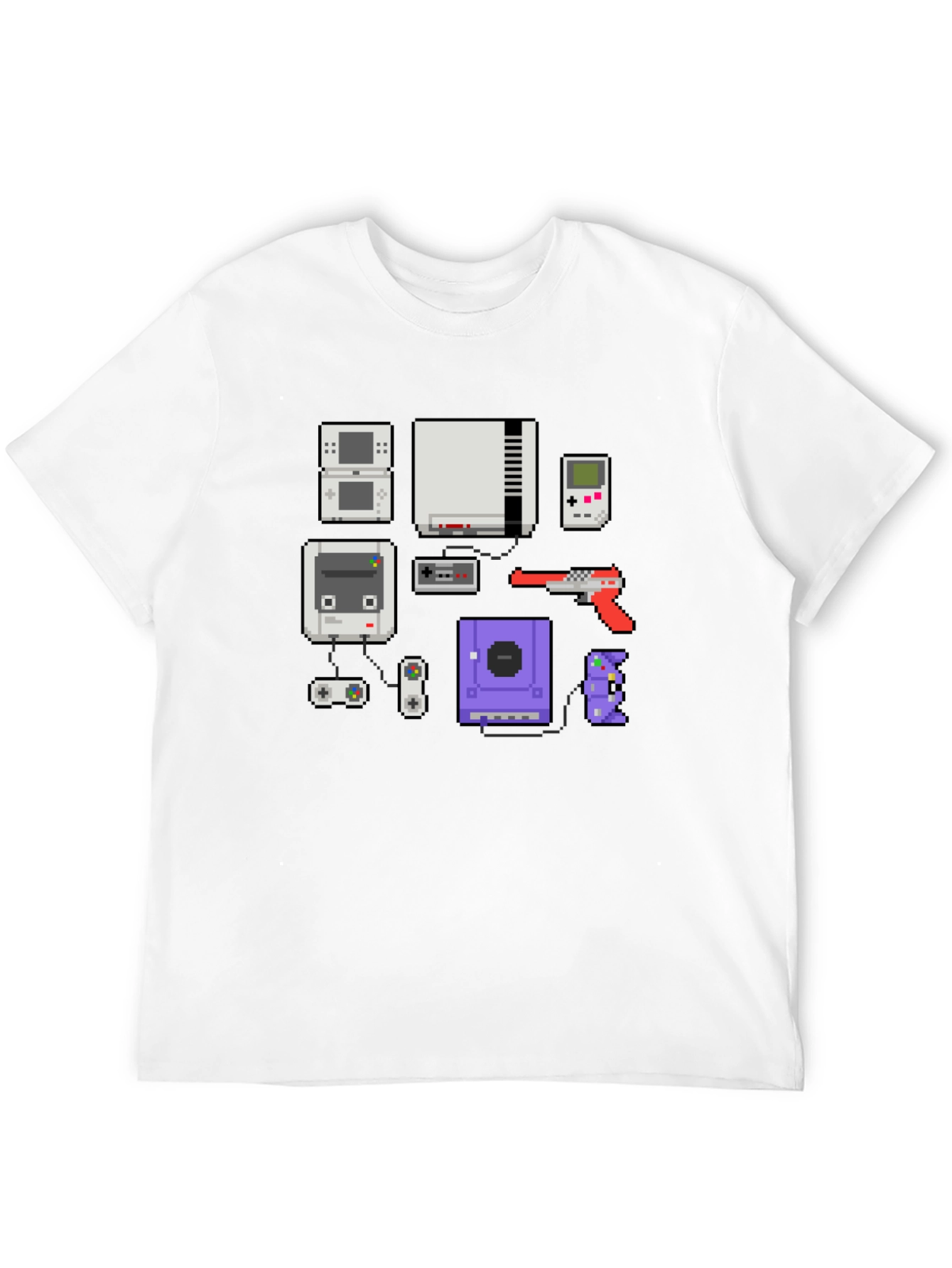 Retro Gamer T-Shirt - Pixel Console Design