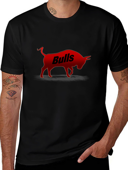 Bulls Graphic Tee - Stylish Cotton Shirt