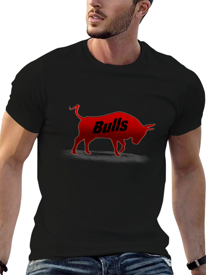Bulls Graphic Tee - Stylish Cotton Shirt