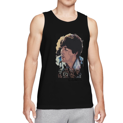 Paul McCartney The End Classic Lyric Retro Tank Top