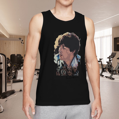 Paul McCartney The End Classic Lyric Retro Tank Top