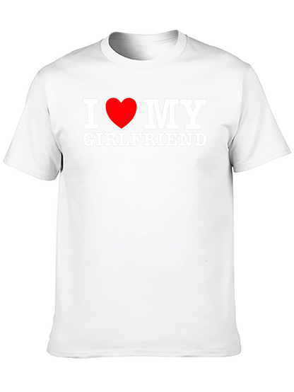 I Heart My Girlfriend T-Shirt - Black