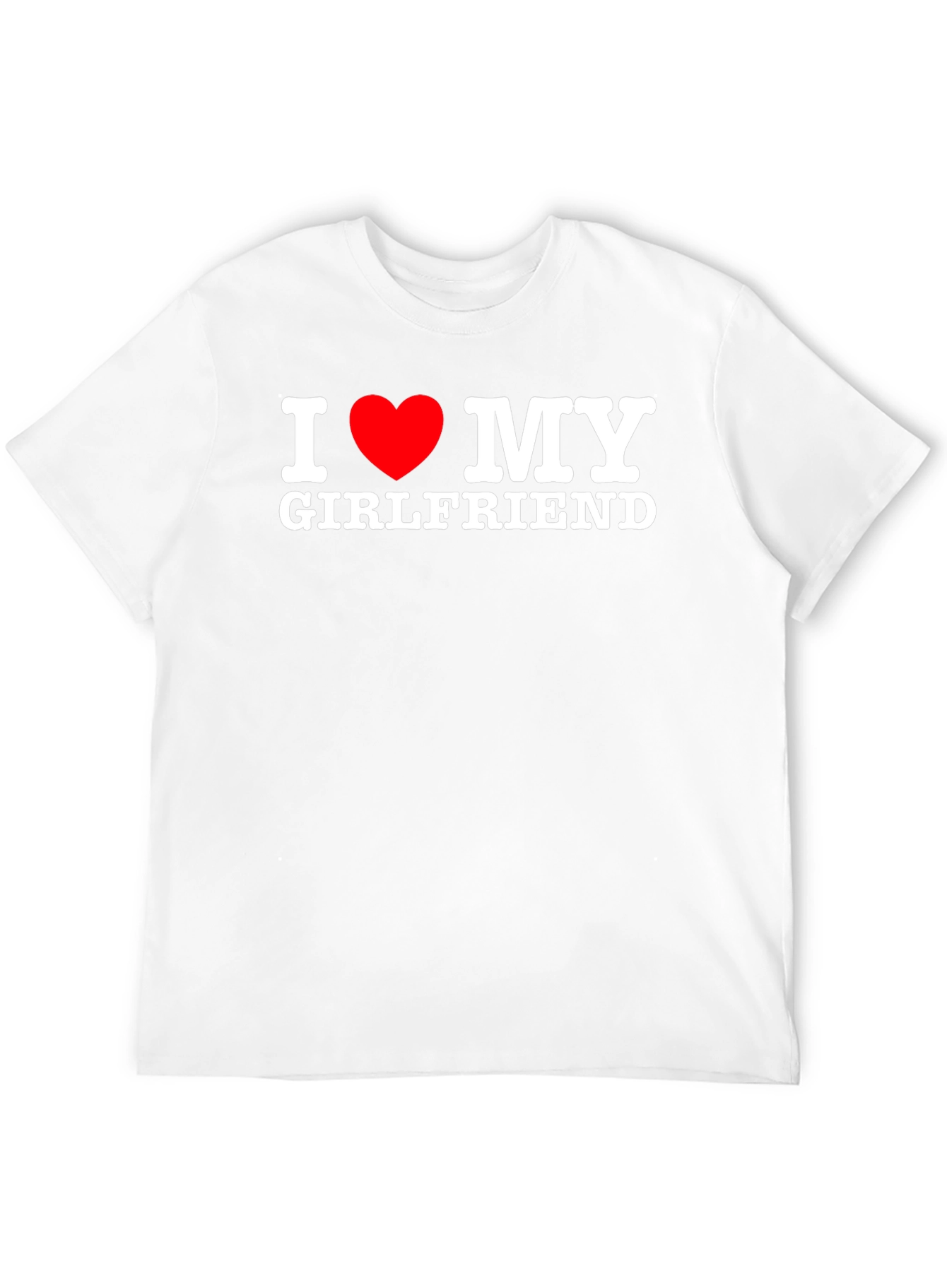 I Heart My Girlfriend T-Shirt - Black