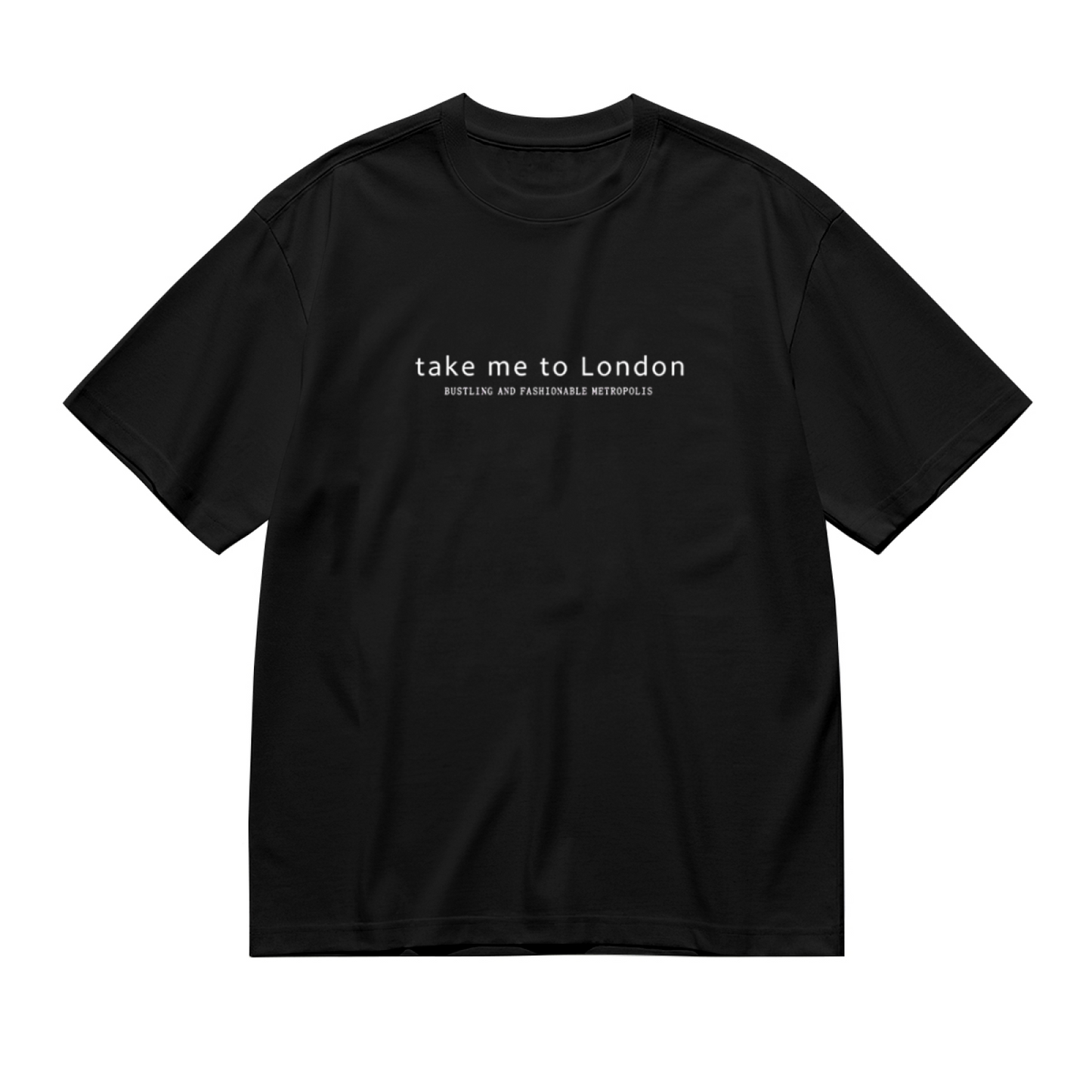 Take Me To London City Travel Simple Text Plus Size Women Printed T-Shirt