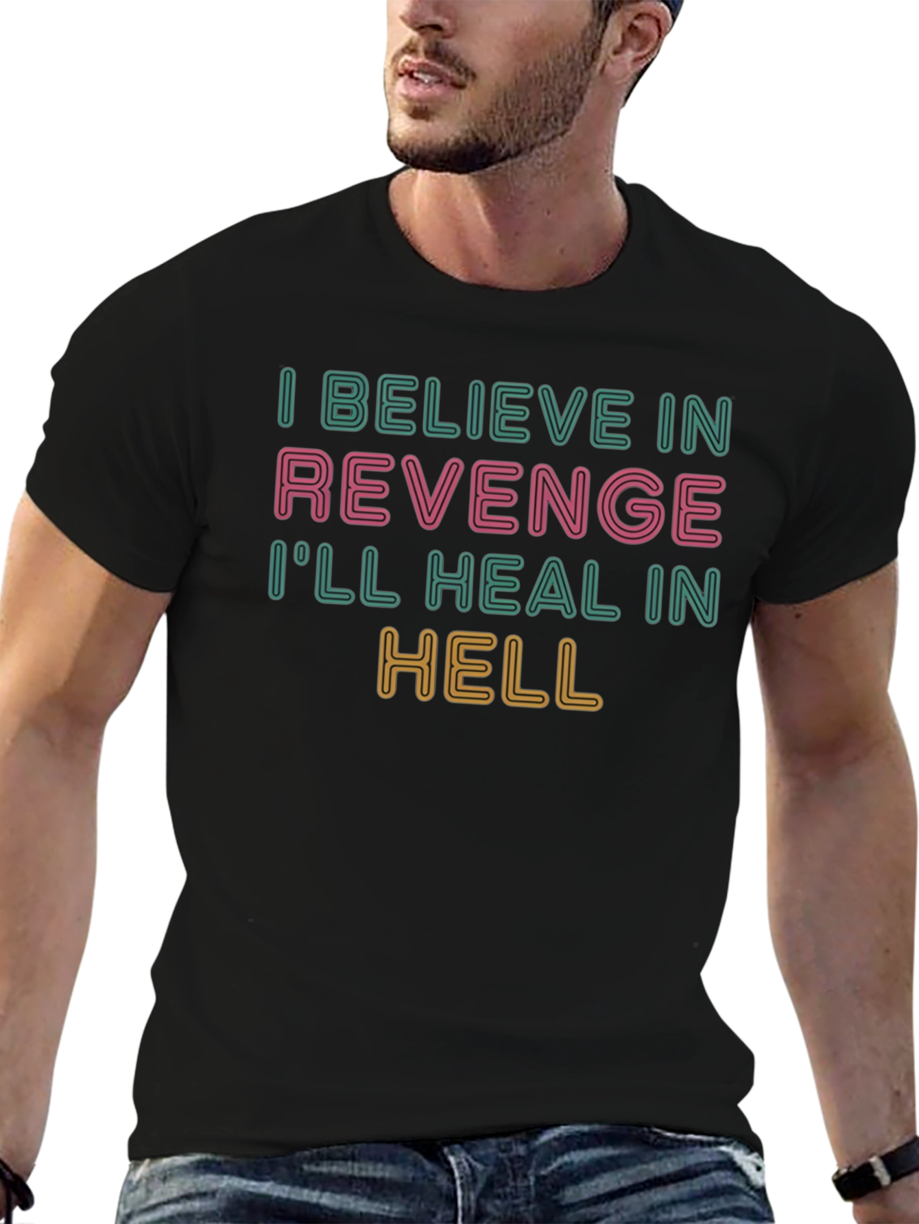 Revenge Graphic T-Shirt - Ill Heal in Hell