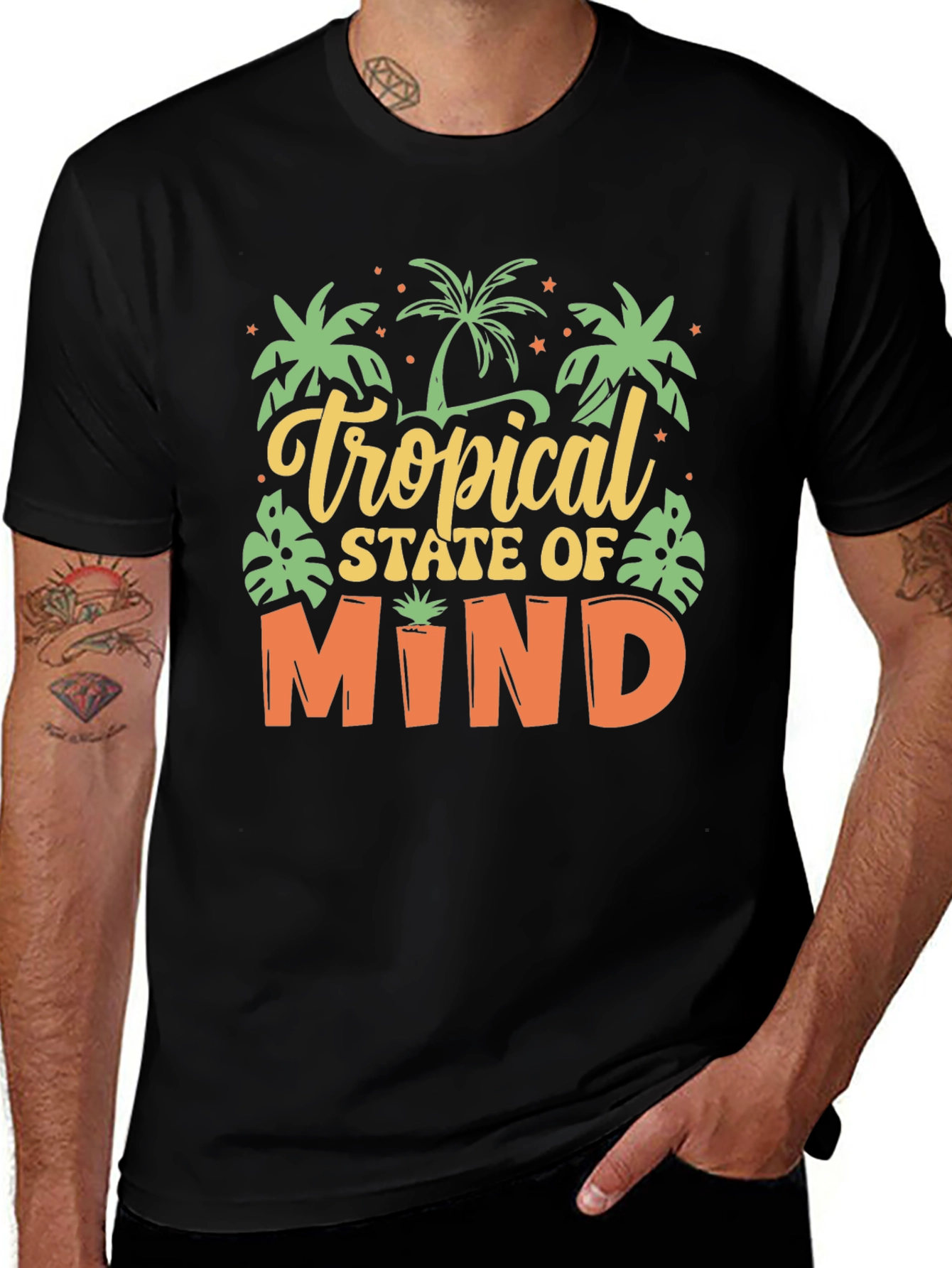 Tropical State of Mind Graphic T-Shirt