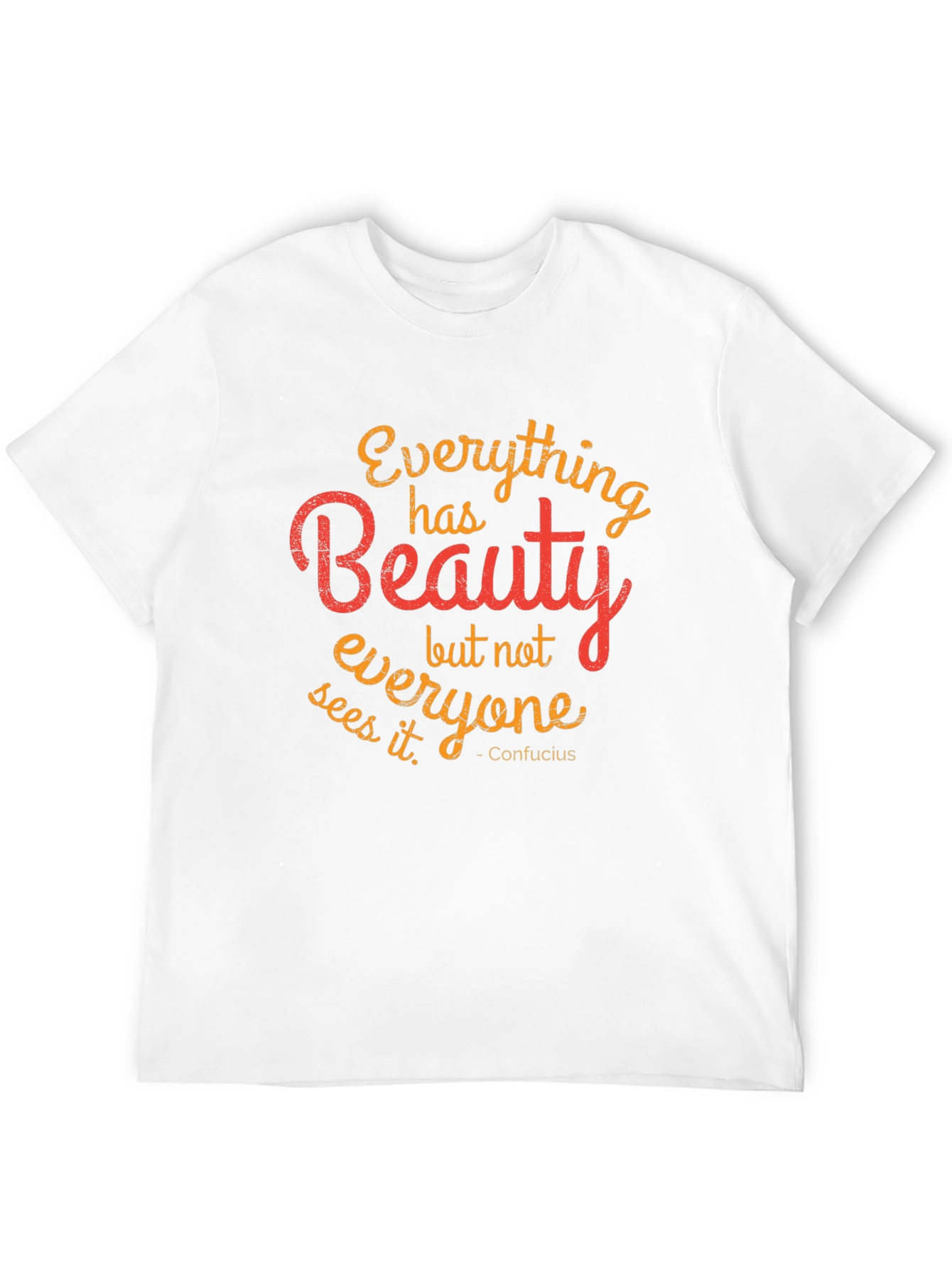 Beauty Quote Graphic T-Shirt - Stylish Comfort