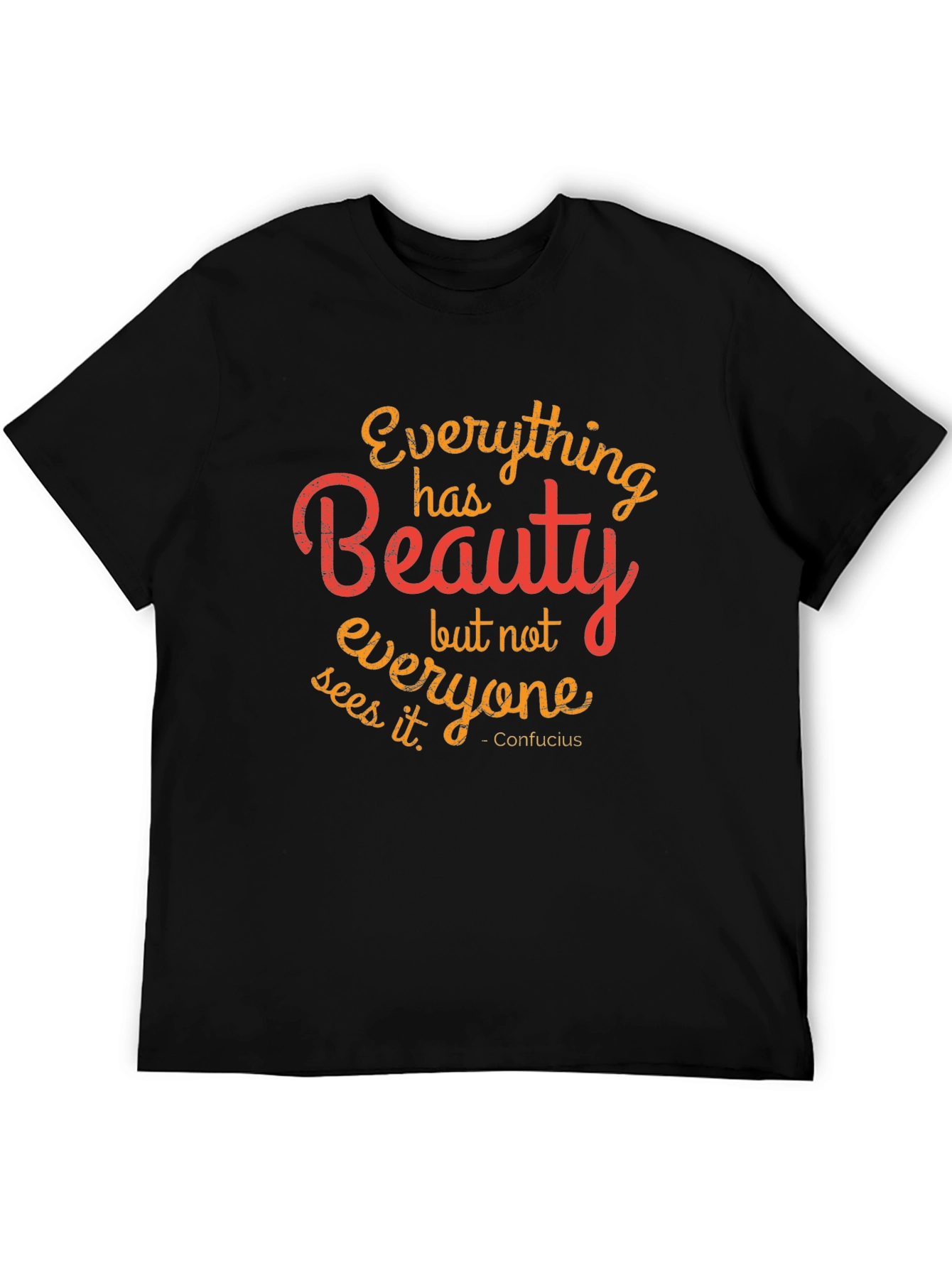 Beauty Quote Graphic T-Shirt - Stylish Comfort