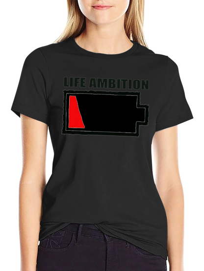 Low Ambition Battery Graphic T-Shirt