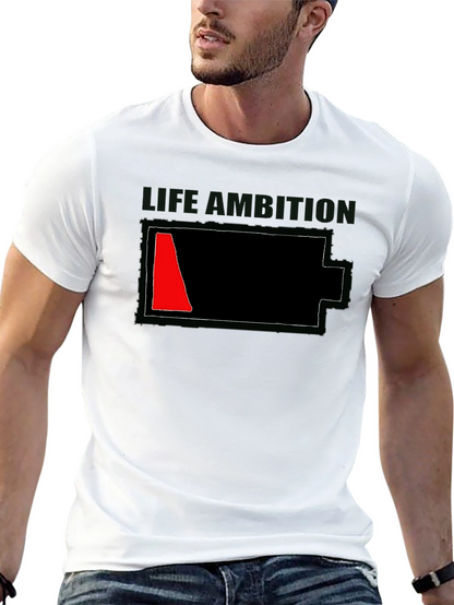 Low Ambition Battery Graphic T-Shirt