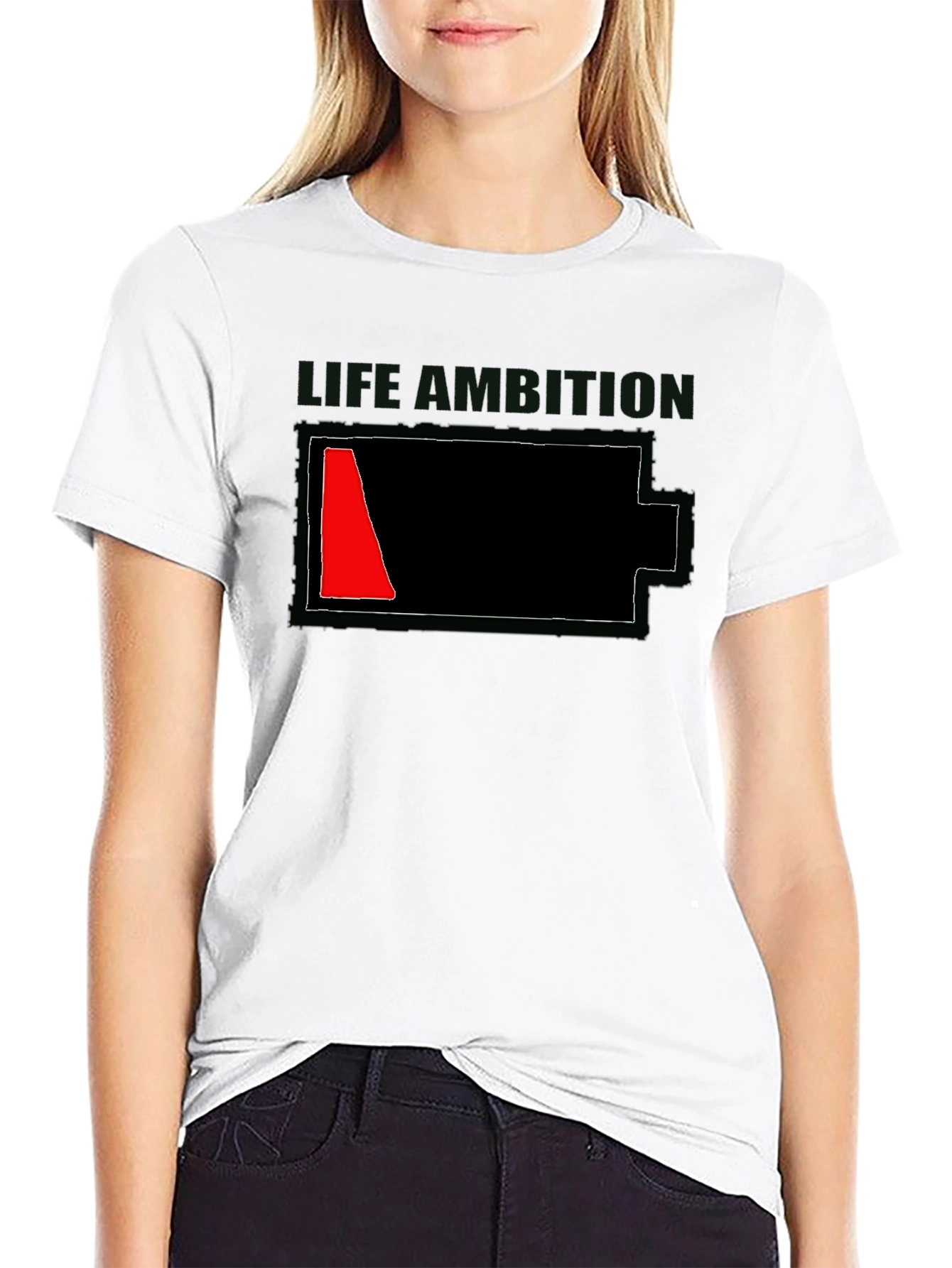 Low Ambition Battery Graphic T-Shirt